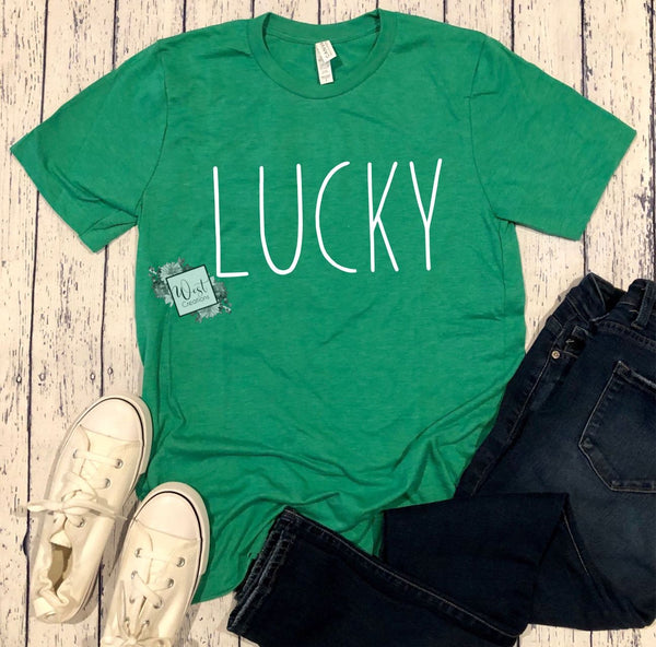 Luck St Patrick's Day Shirt. Youth and Adult.